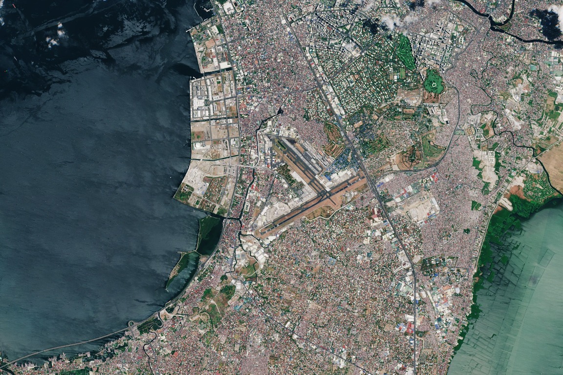 Metro Manila from space