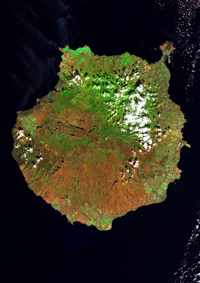 Gran Canaria — Sentinel-2 Geology composite